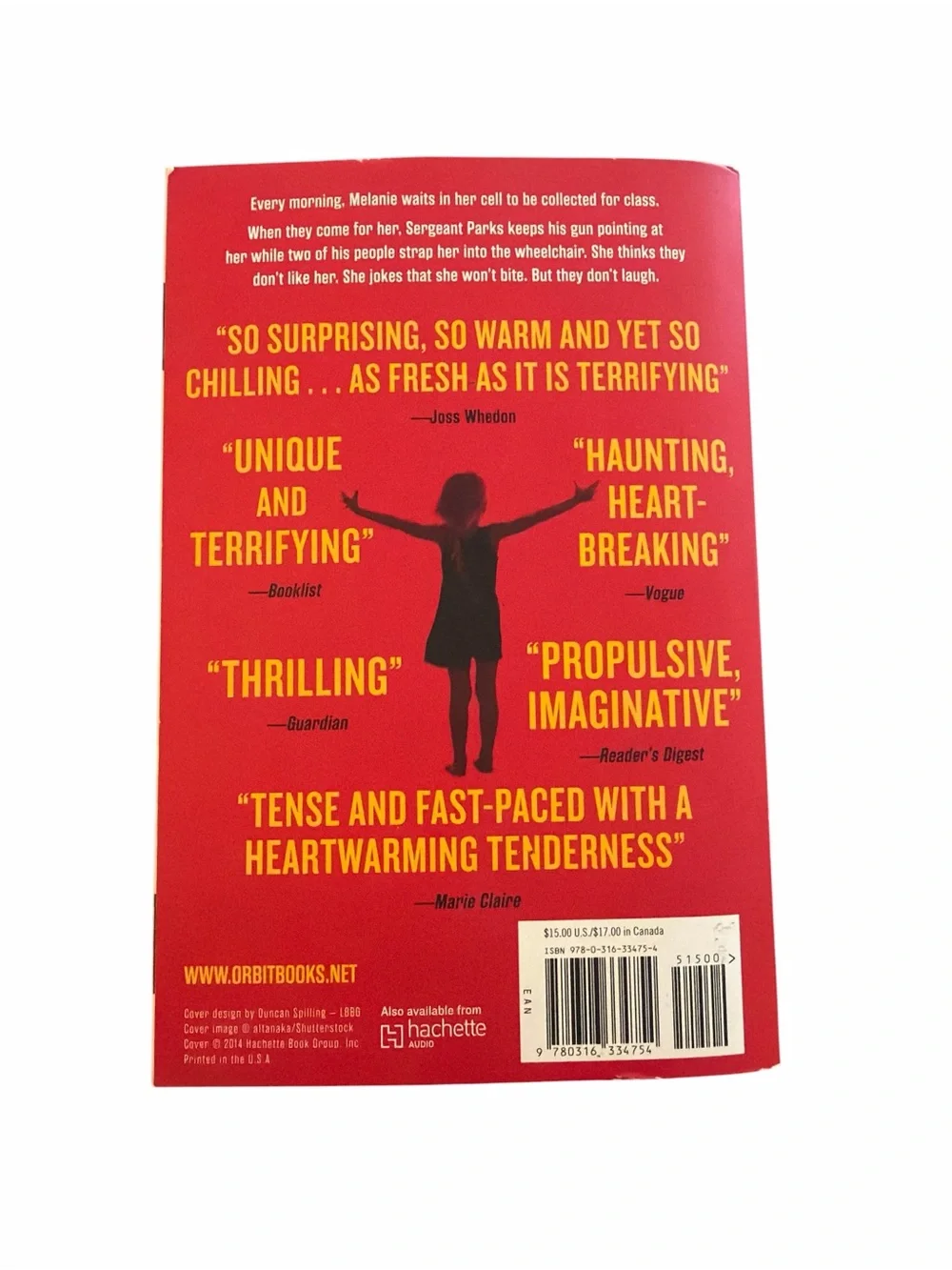 The Girl With All the Gifts by M.R. Carey dystopian thriller